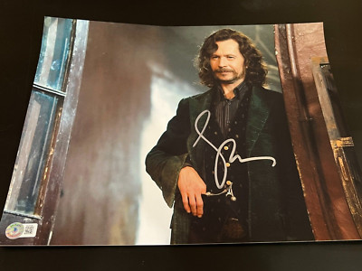 GARY OLDMAN SIGNED AUTOGRAPH 11x4 PHOTO HARRY POTTER SIRIUS BLACK BECKETT BAS D
