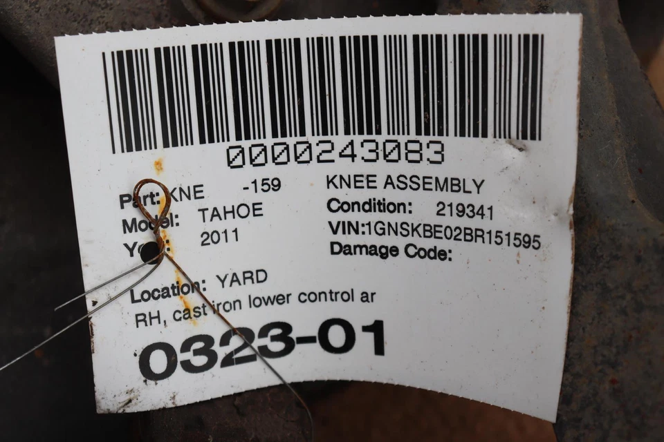 Chevy Tahoe 2007-2014 4x4 eje delantero derecho nudillo rueda buje conjunto OEM Foto 4 de 4