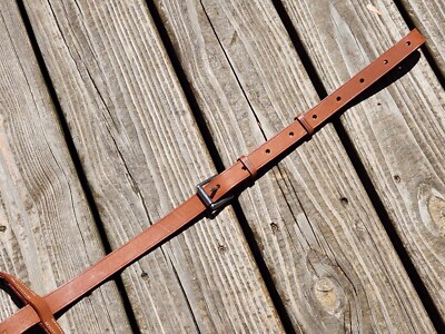 Attache Martingale De Course Devoucoux, Cuir Marron, Réglable, NEUF
