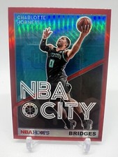 Miles Bridges 2019-20 Hoops Premium Stock NBA City Red Prizm #16 Charlotte