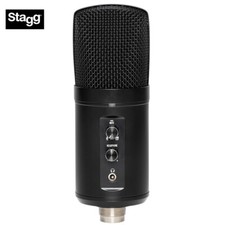 Stagg Susm60d Cardioid Usb High Quality Condenser Microphone With Shock Mount