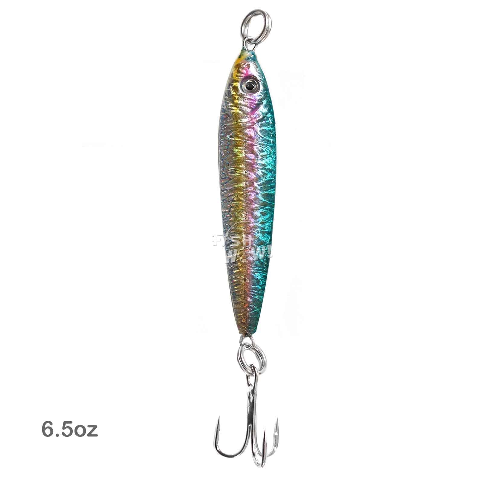 20pcs 6.5oz Fishing Mega Metal Bait Trolling Live Jig luna lure Mix Random Color - Image 12