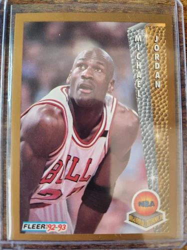 1992-93 Fleer Michael Jordan NBA Award Winner #246 Chicago Bulls HOF MVP
