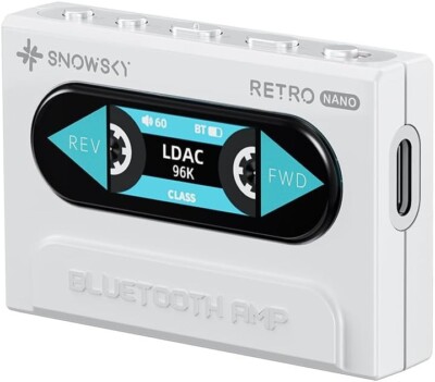 FiiO/Snowsky Retro Nano Bluetooth USB DAC AMP w/3.5mm & 4.4mm Output  (White)