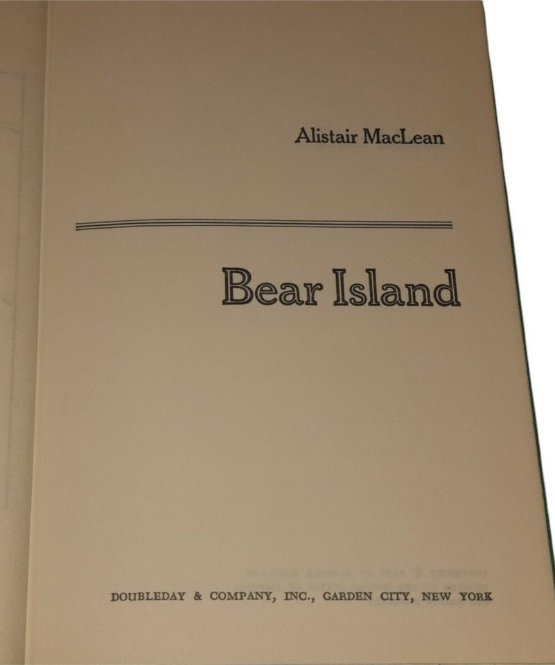 Bear Island Alistair MacLean Barent's Sea Rctic Circle Novel Book Club