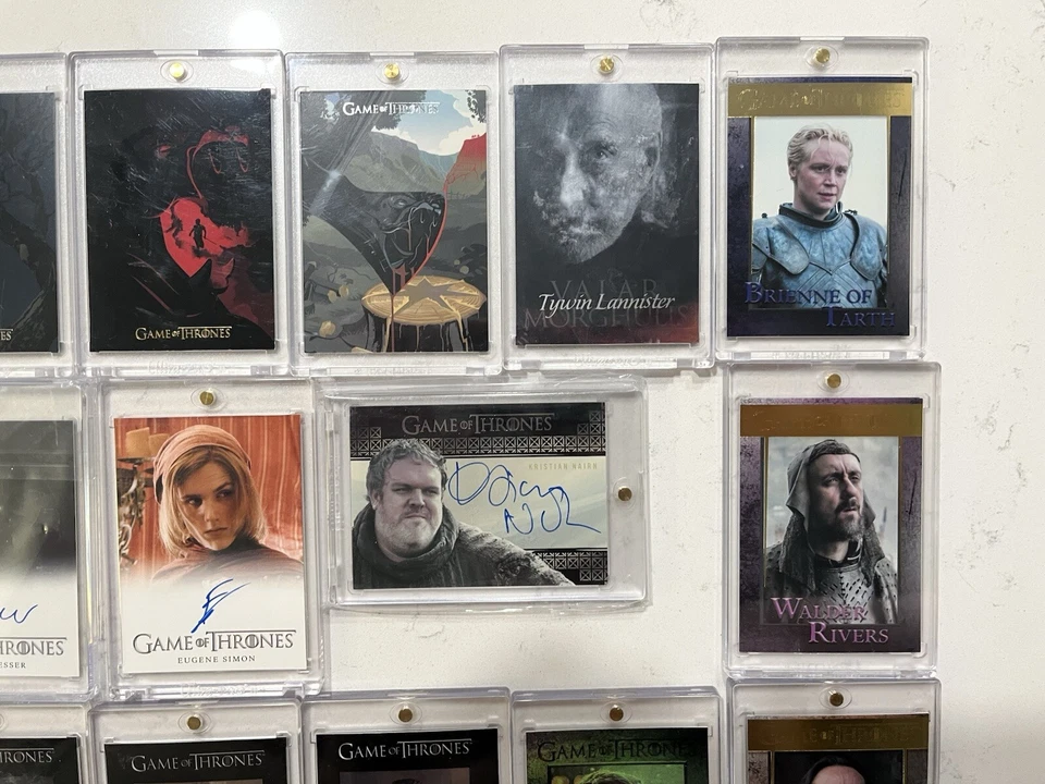 Game Of Thrones 25 Card Lot AUTOGRAPH, Rares, Metal, Inserts, Quotes - Image 2 of 4