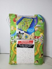 Hasbro Backpack Chutes Ladders Beach Towel Game Set - NIP