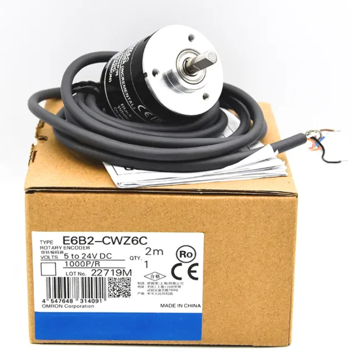 Encoder P / R Pulse Rev Incremental Rotary AB 2 Phases 6mm Shaft Photoelectric - Image 4 of 4