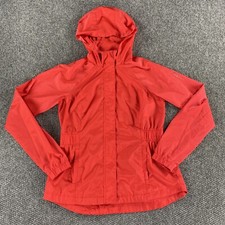 Fila Sport Womens Hooded Windbreaker Jacket Full Zip Long Sleeve Size Small