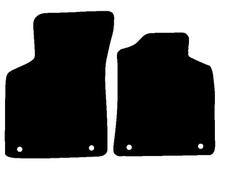 Fits Audi TT Roadster Mk1 2000-2006 Black Premium Tailored Car Mats HITECH
