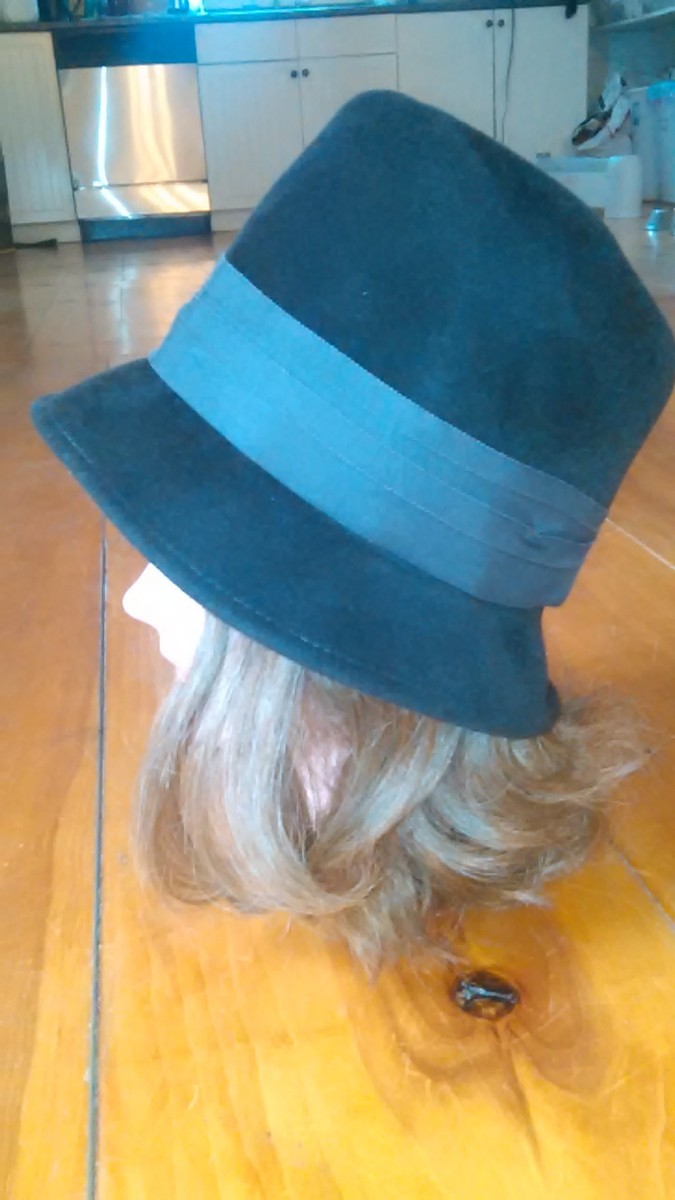 Vintage Sheraton Teal Wool Women\'s Hat Cap‎ Body Made In Italy il_fullxfull.5168060350_kcb4.jpg main image 4