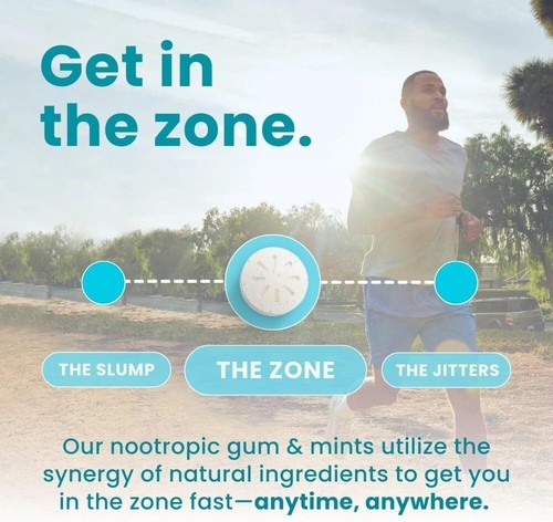NeuroGum Energy Caffeine Mints (90 Pieces) - Sugar Free Focus Supplement - Picture 5 of 9