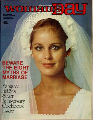 Woman's Day magazine - Feb 18, 1976 - Mervyn and Nikki Ashton + Margaret Fulton