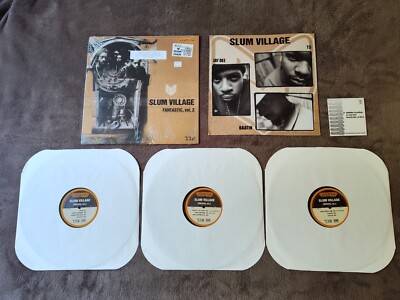 Slum Village Fantastic Vol 2 3xLP J DILLA 2000 OG NM in Shrink