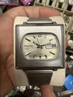 Seiko 5 Automatic 21J Day/Date Vintage 1970s TV dial original Mesh 36-39mm