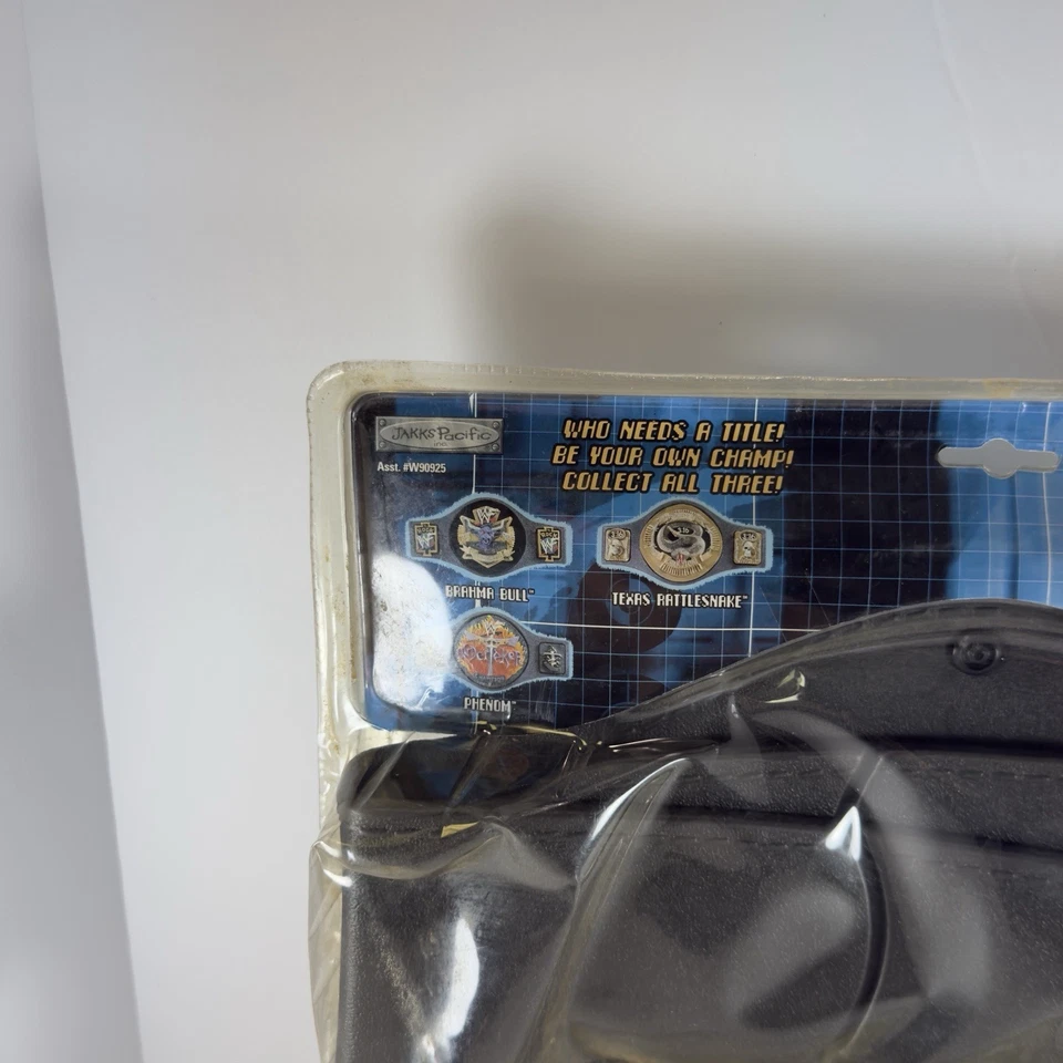 Jakks WWF Wrestlemania The Rock Brahma Bull Grapple Belt - Sealed 1999 Vintage  - Image 4 of 4