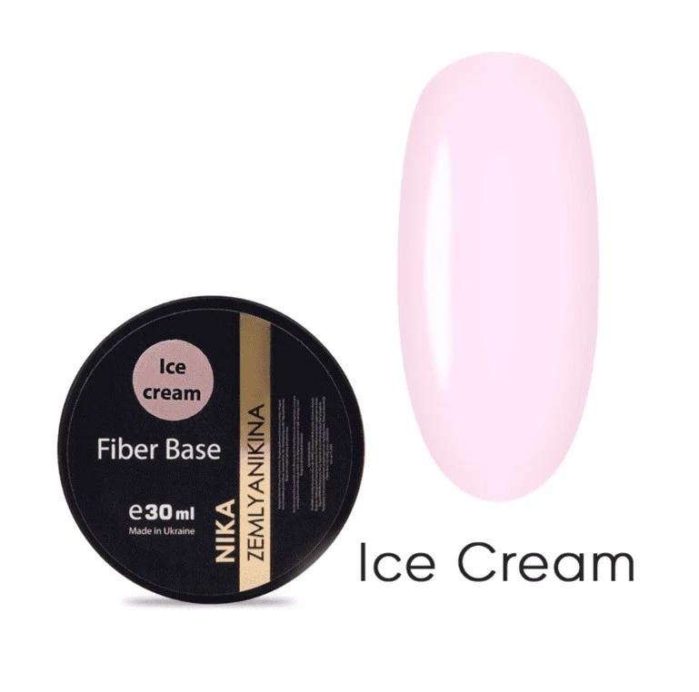Nika Zemlyanikina Fiber Base LED UV Color Rubber Base Coat 7free Gel Nail Polish