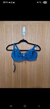 BNWT BOUX AVENUE TEAL CATARINA BALCONETTE BIKINI TOP 34D