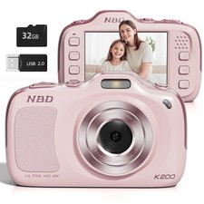 Digital Camera,Autofocus 4K Vlogging Cameras for Photography with 32GB Card,64MP