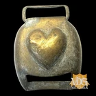 US Civil War Era Brass Heart Horse Harness Buckle #Y0766