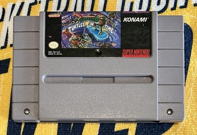  Teenage Mutant Ninja Turtles IV: Turtles in Time (Nintendo NES, 1992)Authentic