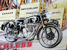 MATCHLESS Motorcycle OLD SIGN DATED1993 This Make of Bike was on AMERICAN PICKER