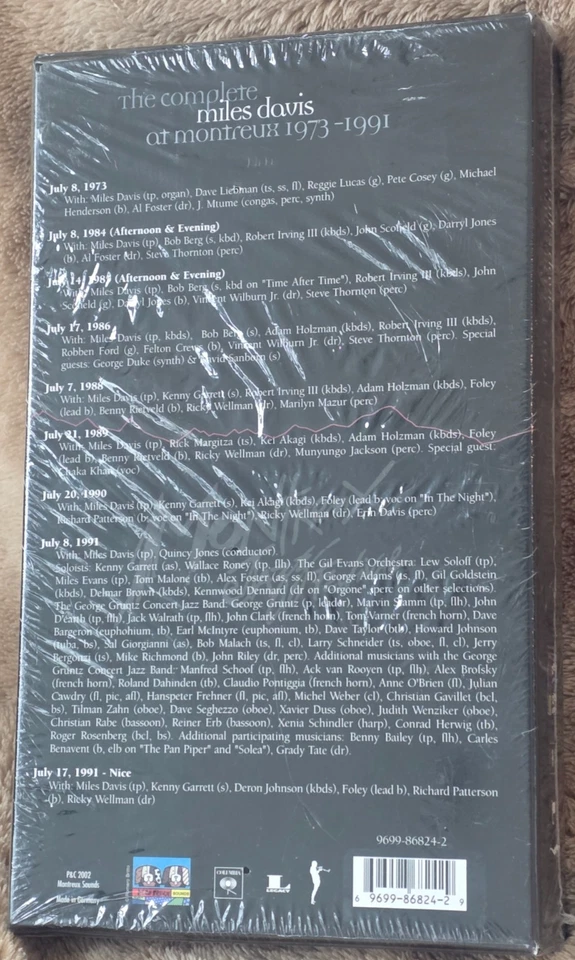 Miles Davis Complete at Montreux 1973-1991 - 20 CD Box Set Columbia SEALED! - Image 2 of 4