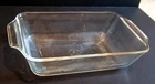 Vintage Mid-Century Anchor Hocking Fire-King #441 Clear Glass Loaf Baking Dish