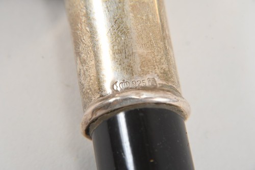 Q17B36- Jugendstil Stock mit Silber 925 Griff um 1900 - Bild 7 von 12