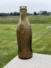 Vintage Amber Coca Cola Bottling Works Soda Bottle Wilmington North Carolina