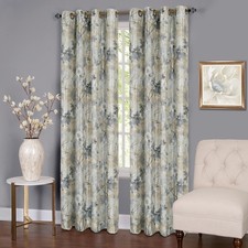 Lined Blackout Grommet Window Curtain Panels - 50 Inch Width, 84 Inch Length ...