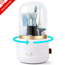 Toothbrush Holders, Holders for Bathrooms, Makeup Brush White