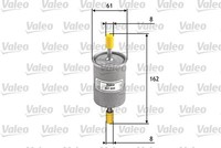 Valeo 587008 Kraftstofffilter For Alfa Romeo Audi Cadillac CitroËN Daewoo Fiat H