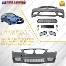 New M5 Style Complete Bumper For 2011-2017 Bmw F10 5 Series 535i 528i Sedan New M5 Style Complete Bumper For 2011-2017 Bmw F10 5 Series 535i 528i Sedan