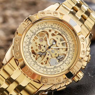 Skeleton Mechanical Watch Men's Luxury Automatic Wristwatch For Men