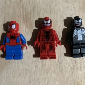 LEGO Minifigure Super Heroes Carnage & Venom & Spider Man Marvel Lego Minifigure
