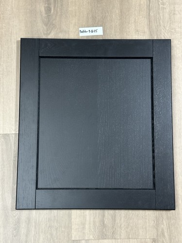 Used IKEA LERHYTTAN Black Stained Door 18x20 in 203.559.38 For Sektion