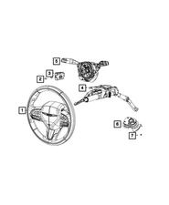 Genuine Mopar Multi-Function Switch 68455988AB