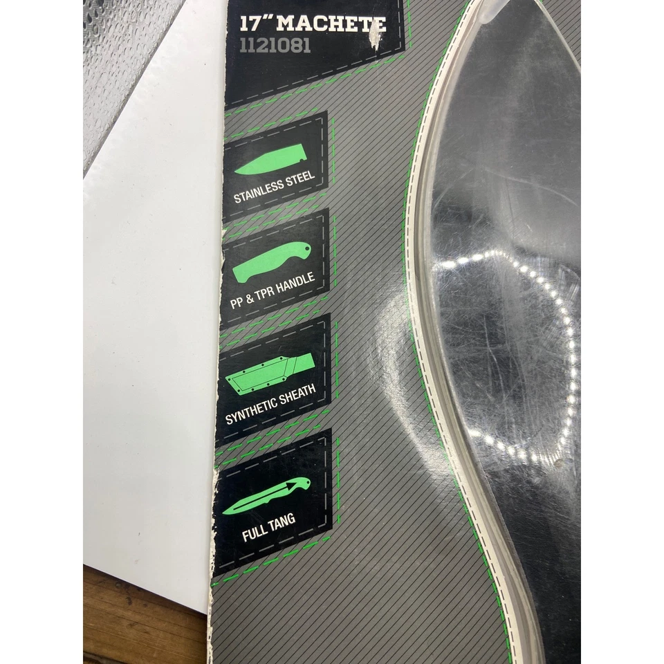 Schrade 17 polegadas Frontier Series facão 1121081 Full Tang aço inoxidável - Imagem 3 de 4