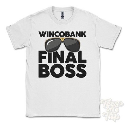 WINCOBANK FINAL BOSS T-SHIRT lustiges Weihnachtsgeschenk Sheffield Blume Nachlass England