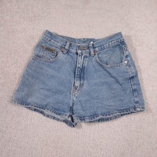 Vintage Calvin Klein Jeans Shorts Juniors 3 Blue Denim High Rise Mom USA 90s