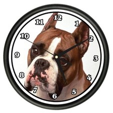 Boxer Wall Clock Dog Doggie pet Breed Gift