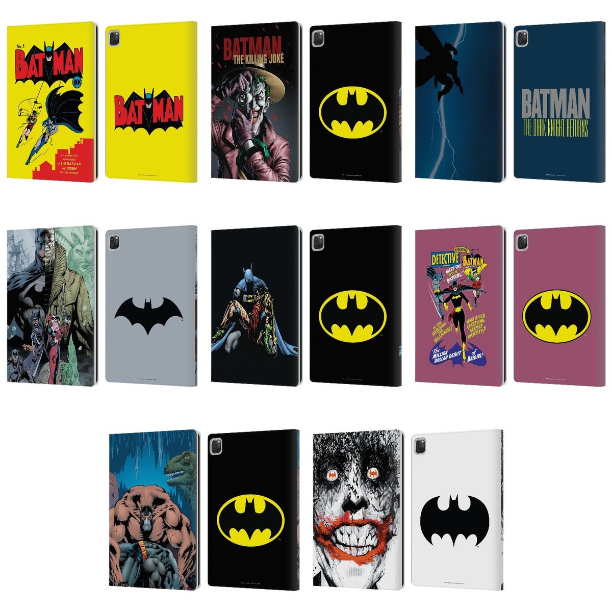 BATMAN DC COMICS FAMOUS COMIC BOOK COVERS LEATHER BOOK CASE FOR