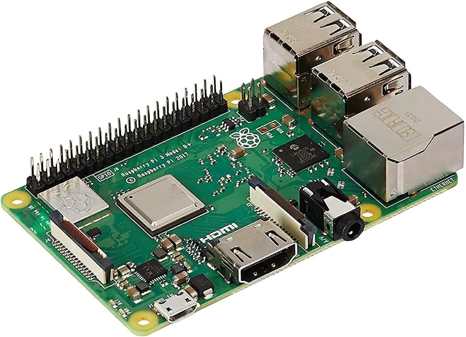 Raspberry Pi 3 Modelo B+ con CPU de cuatro núcleos de 1,4 GHz y 1 GB de RAM - Potencia compacta Foto 3 de 4