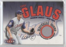 2001 Fleer Genuine Material Issue Troy Glaus 0k0