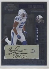 2006 Playoff Contenders Tim Jennings #124 Auto 0h6w