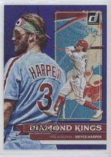 2022 Panini Donruss Diamond Kings Holo Purple Bryce Harper #17 2u3
