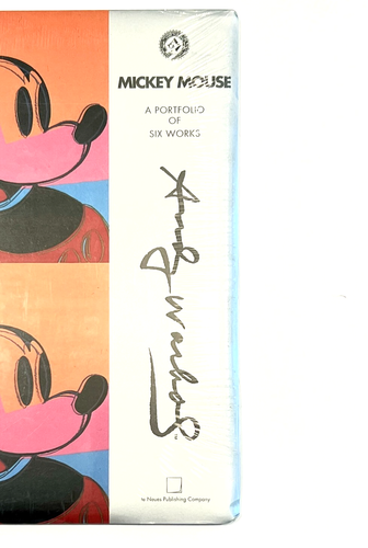 Andy Warhol Mickey Mouse Sealed Portfolio 6 Prints Disney Pop Art 1992 RARE NEW - Picture 7 of 8