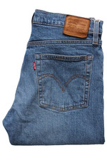 Levi's wedgie tapered leg women's jeans Big E W28 L28 mid blue LEVJ821