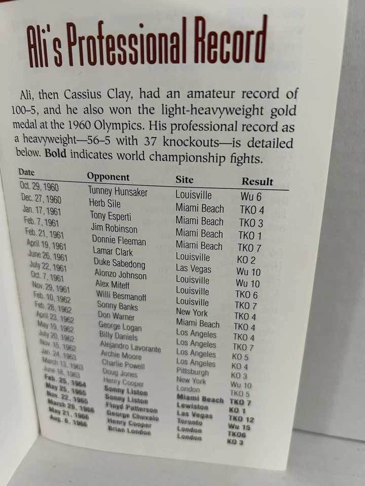 MUHAMMAD ALI THE GREATEST OF ALL TIME BY ROBERT CASSIDY PAPERBACK 1999 COLOR - Image 3 of 4